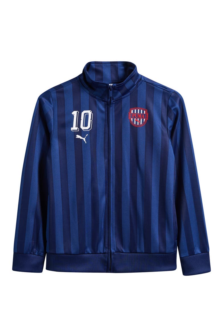 Kids' Showtime Track Jacket, Main, color, BLUE/ BLACK