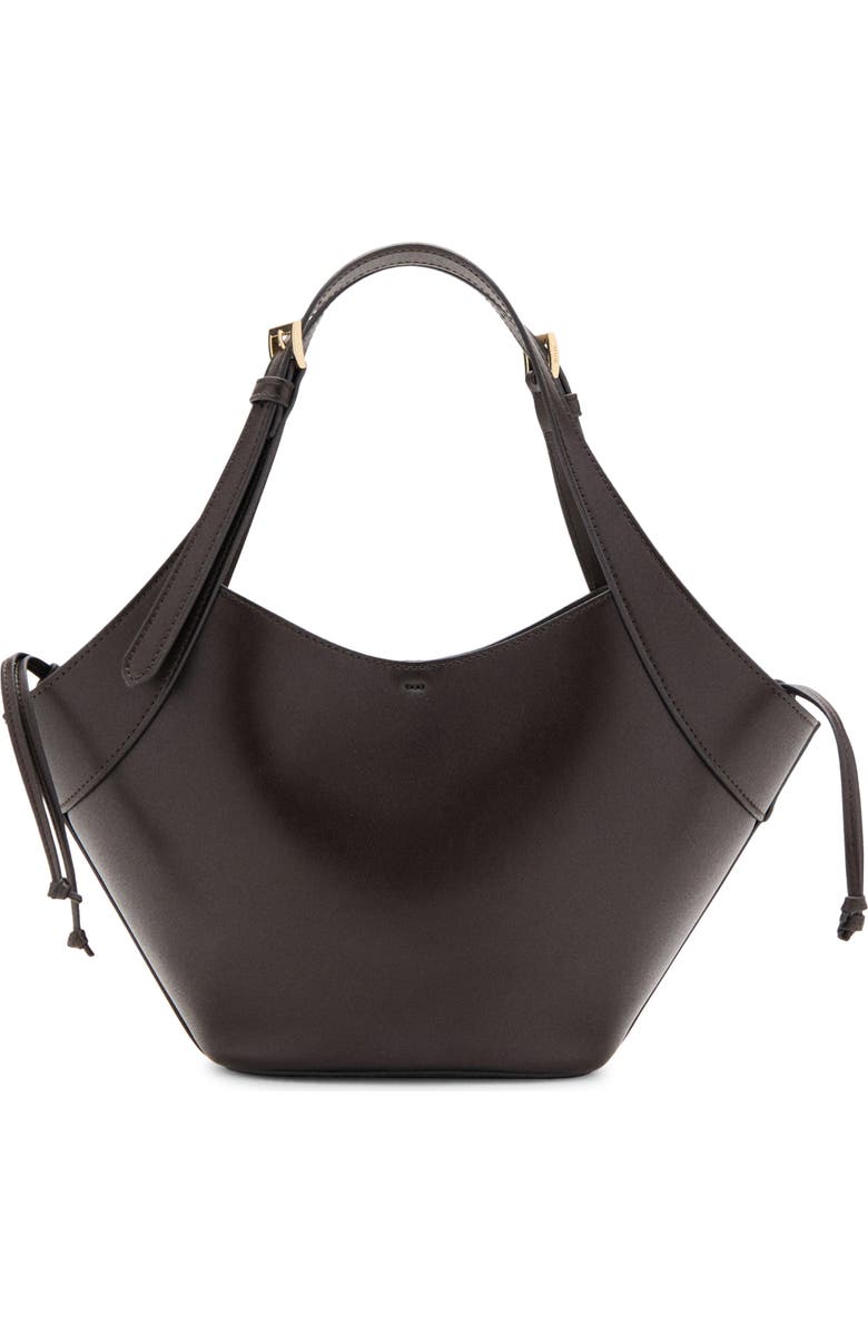 MANGO Faux Leather Bucket Bag, Main, color,