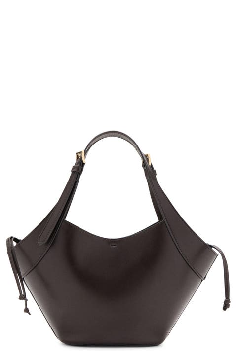 Faux Leather Bucket Bag