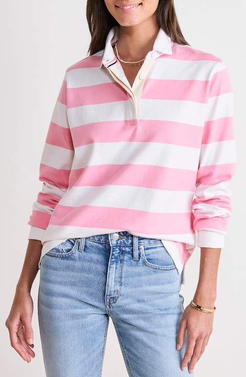 Heritage Stripe Organic Cotton Rugby Shirt