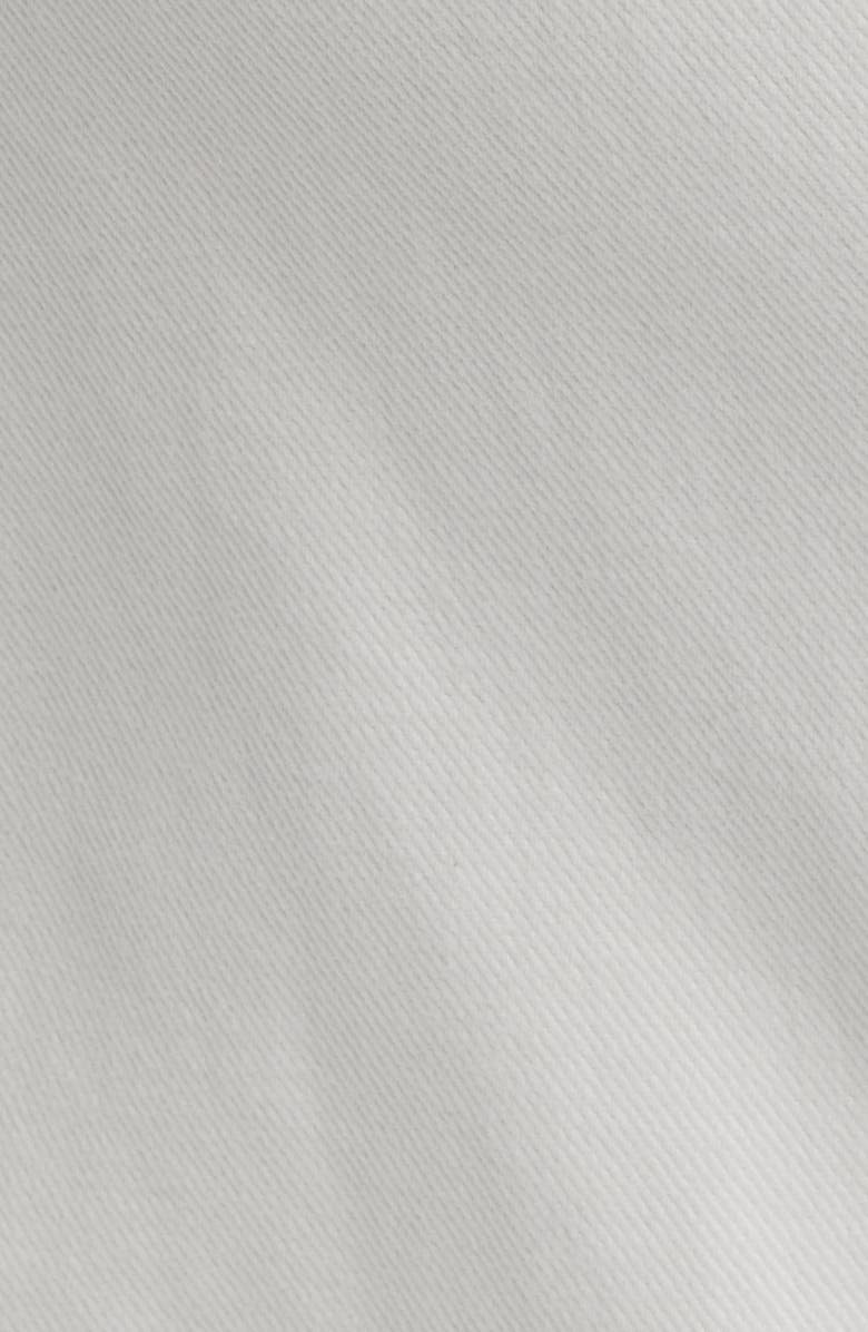 BOSS Orange Varlina Button Front Denim Skirt, Alternate, color, Soft Cream