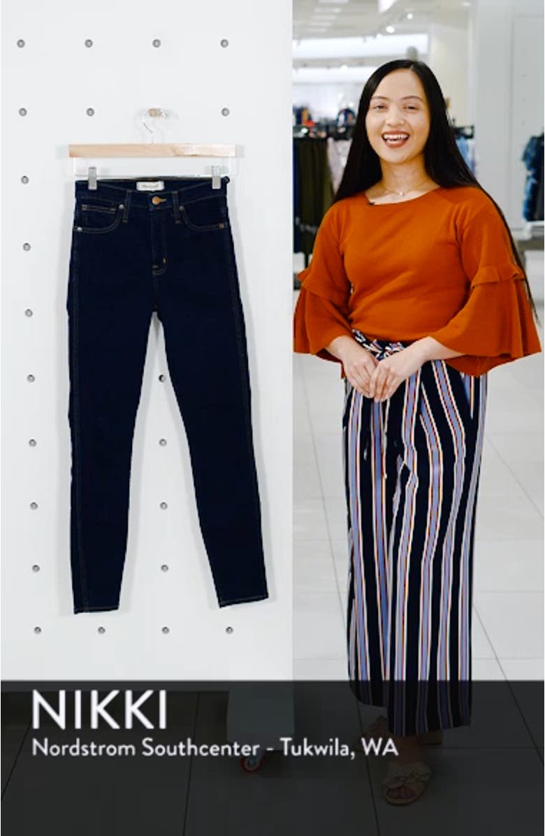 10-Inch High Waist Skinny Jeans, sales video thumbnail