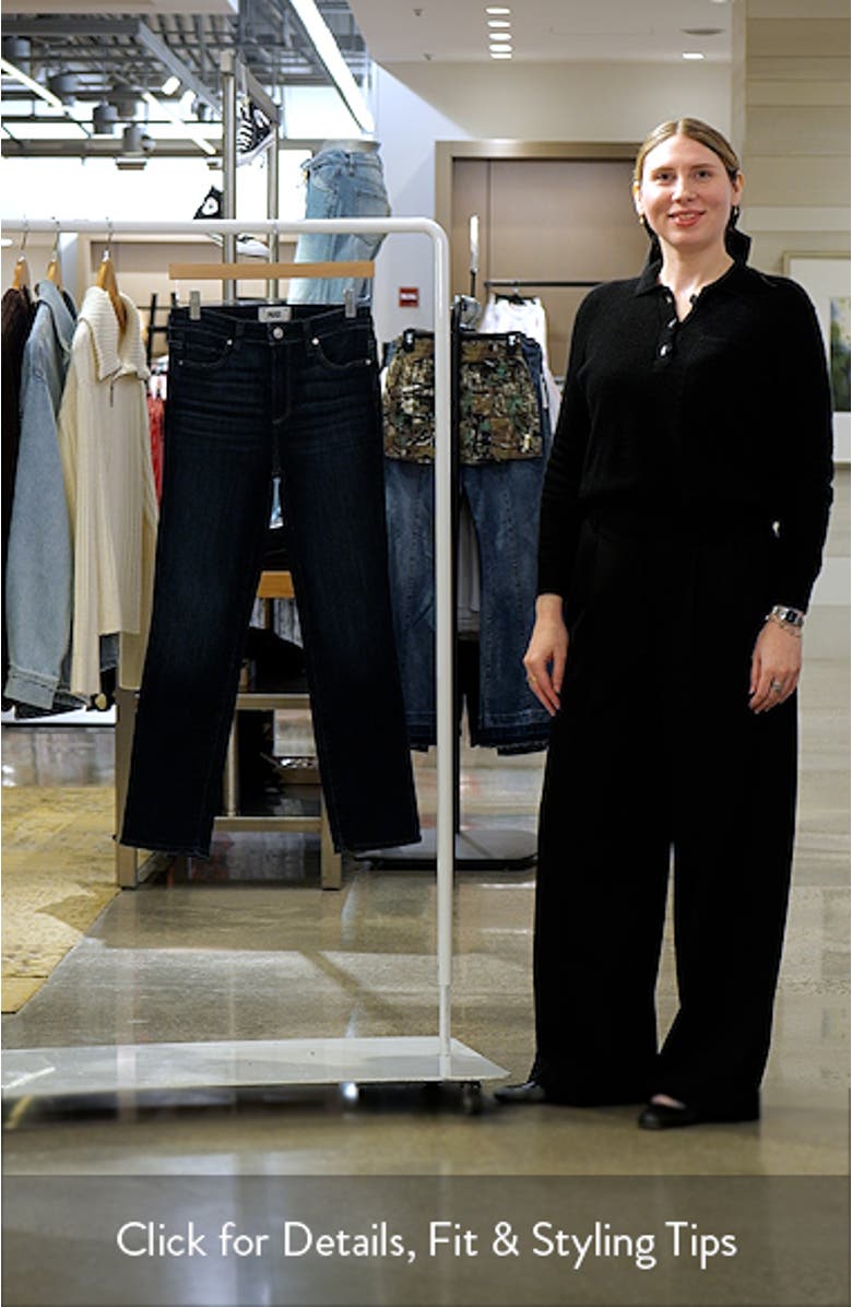 Cindy High Waist Ankle Straight Leg Jeans, sales video thumbnail