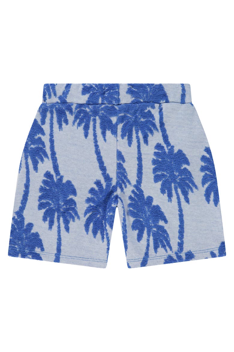 Terry Palm Tree Sweatshort, Alternate, color, Royal