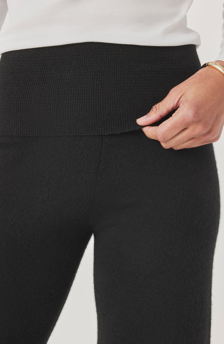 Splendid Tori Cashmere Pants, Alternate, color, Black