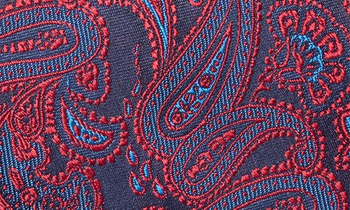 Ted Baker London Parkfield Pasiley Silk Blend Tie In Red