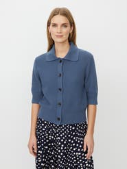 Masai Copenhagen MaLiva Cropped Short Sleeve Cardigan