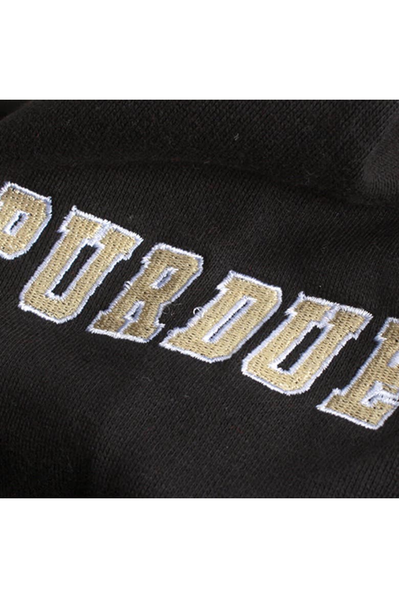Youth Stadium Athletic Black Purdue Boilermakers Big Logo Pullover Hoodie, Alternate, color, Black