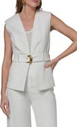 Donna Karan New York Belted Vest