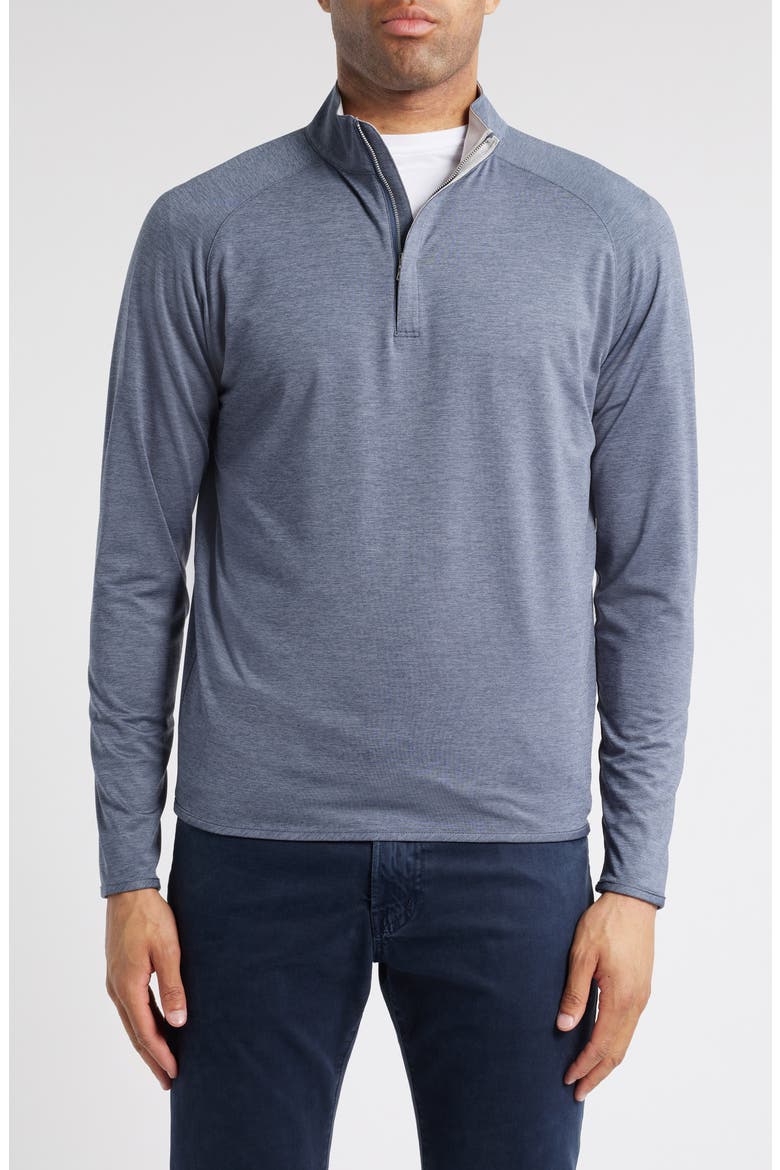 Crown Crafted Stealth Performance Quarter Zip Pullover, Main, color, STEEL