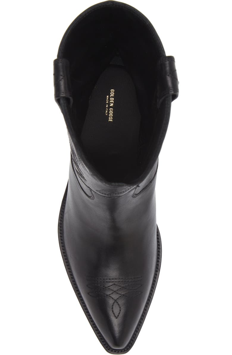 Golden Goose Wish Star Western Boot, Alternate, color, Black