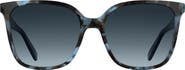 Longchamp Le Pliage 55mm Gradient Modified Rectangular Sunglasses