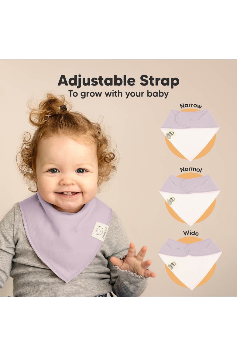 10-Pack Organic Bandana Bibs, Alternate, color, Cupcake