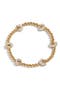Pavé Pisa Station Beaded Bracelet