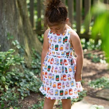 Girls Tie Back Dress