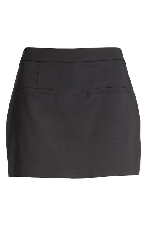 English Factory Cotton Blend Skort In Black