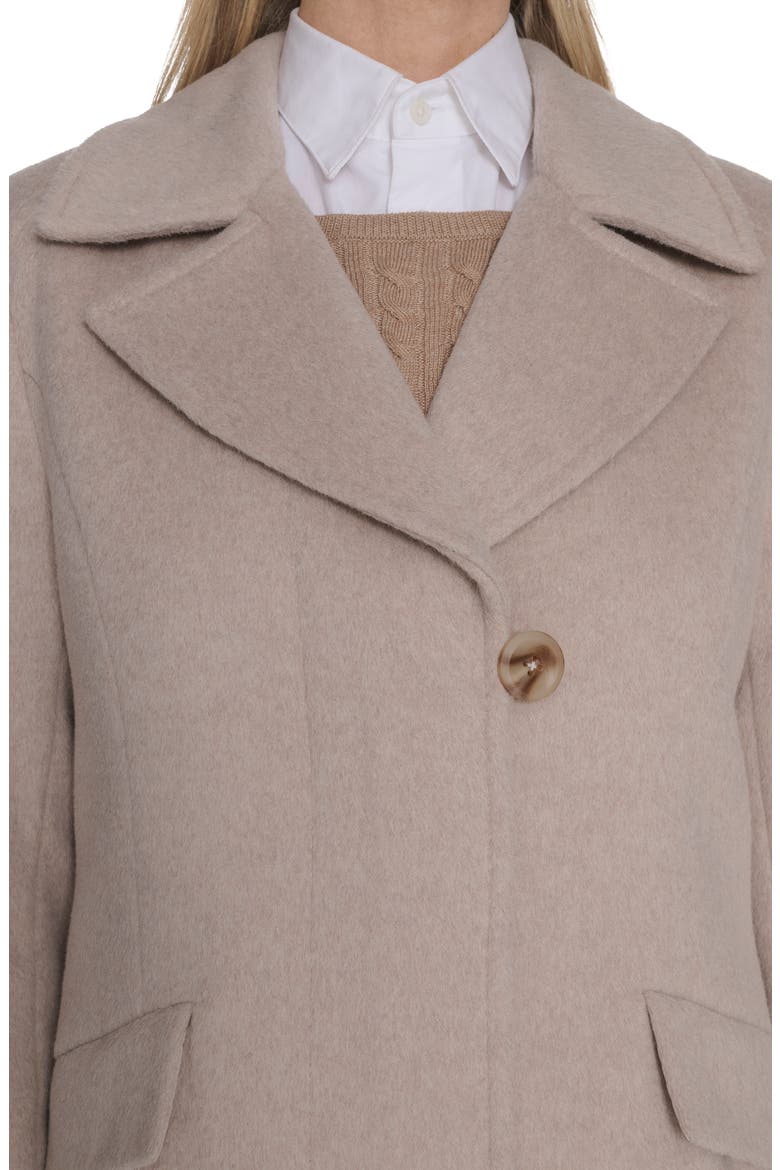 Wool Blend Coat, Alternate, color, BONE