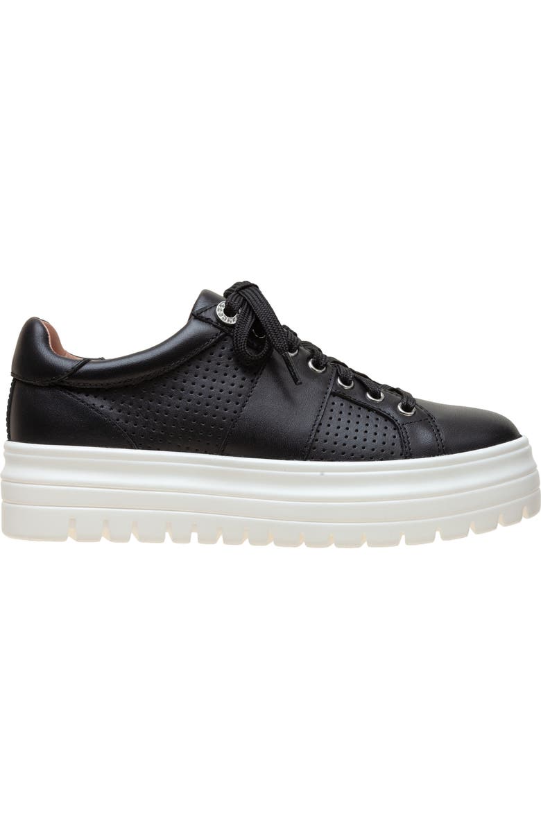 Linea Paolo Jett Platform Sneaker, Alternate, color, Black