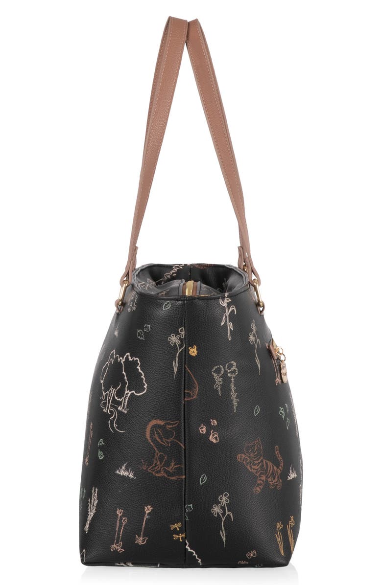 Picnic Time Uptown Cooler Tote, Alternate, color, Black