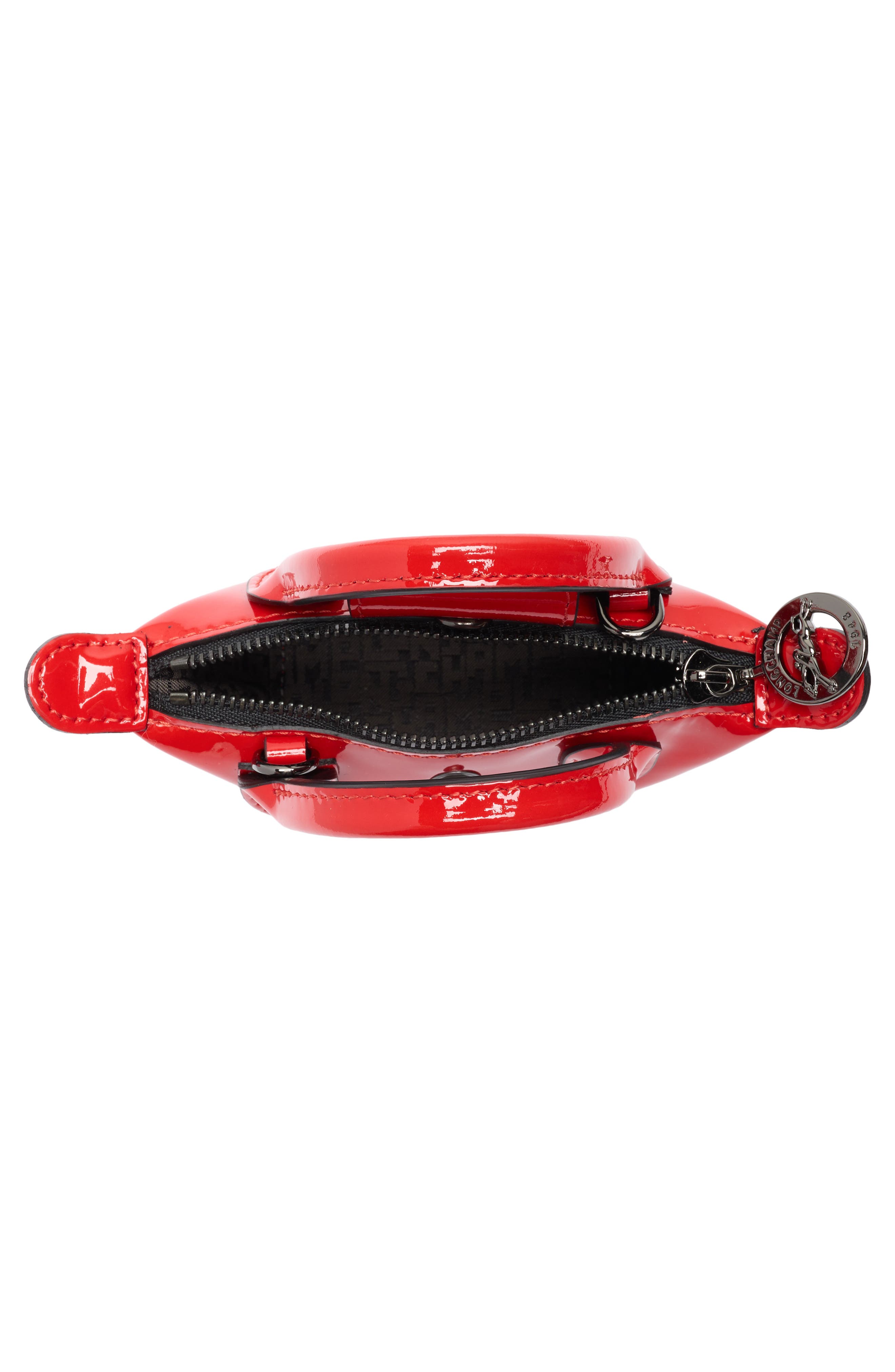 Longchamp Le Pilage Cuir Nano Crossbody Bag, Alternate, color, 