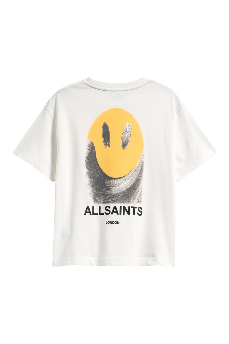 Kids' Smile Cotton Graphic T-Shirt, Alternate, color, WHITE