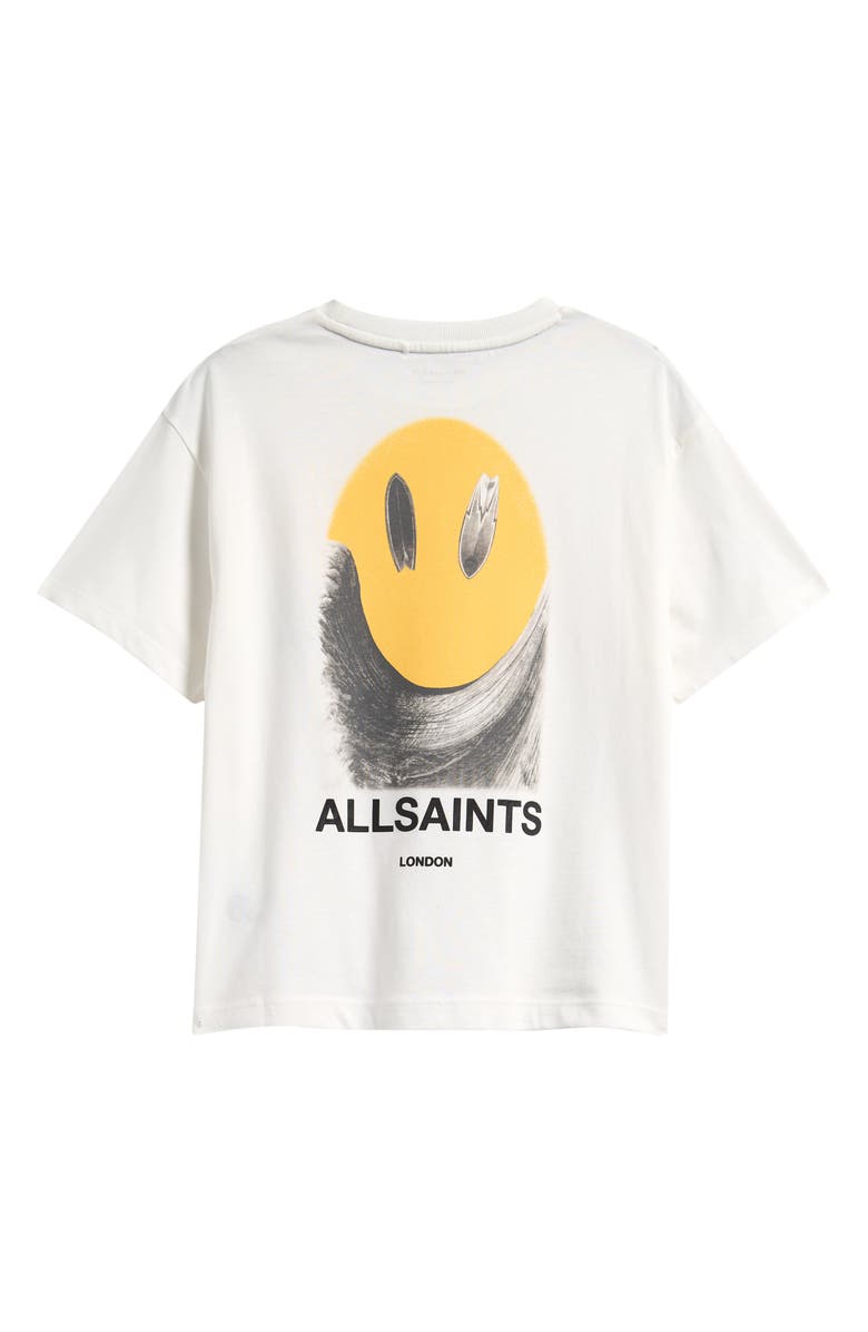 smALLSAINTS by ALLSAINTS Kids' Smile Cotton Graphic T-Shirt, Alternate, color, White