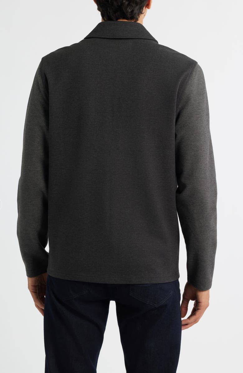 Alexis Knit Zip-Up Shirt Jacket
