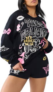 True Religion Graphic Logo Sweatshirt