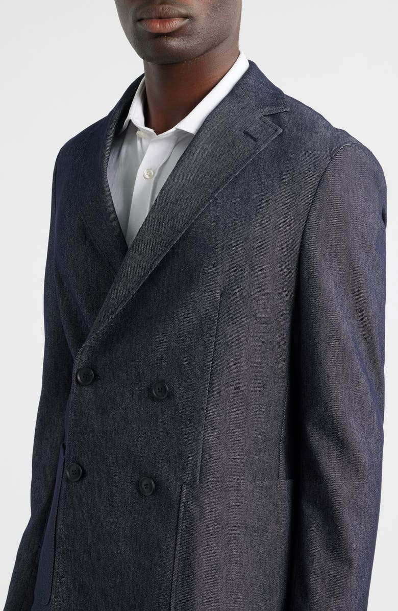 BOSS Hanry Double Breasted Sportcoat, Alternate, color, Dark Grey