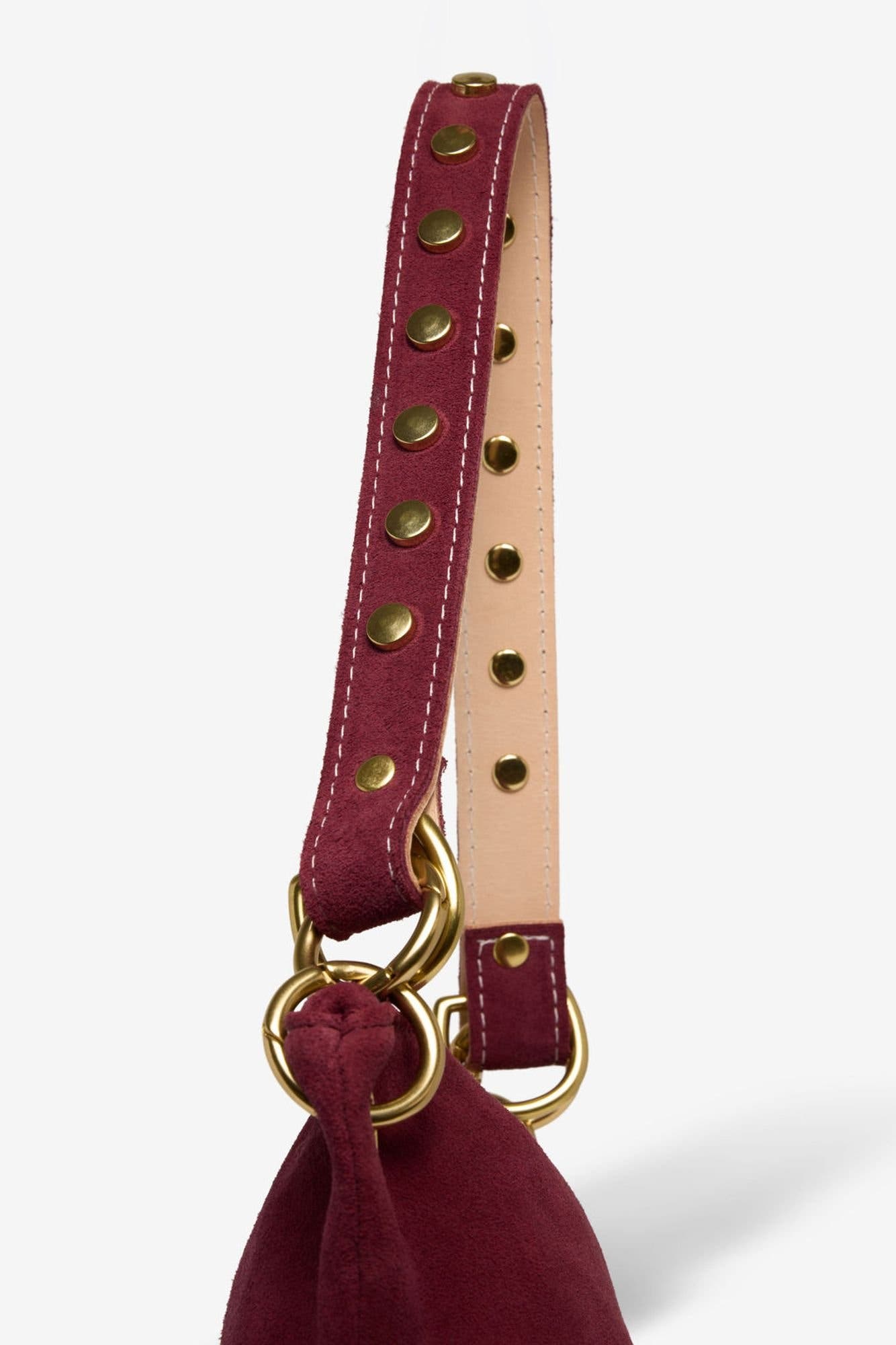 Suede Baby Blair, Alternate, color, Burgundy