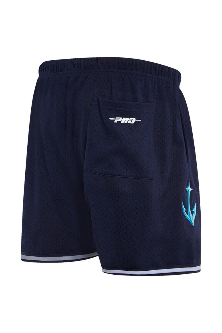 Men's Pro Standard Navy Seattle Kraken Classic Mesh Shorts, Alternate, color, Navy