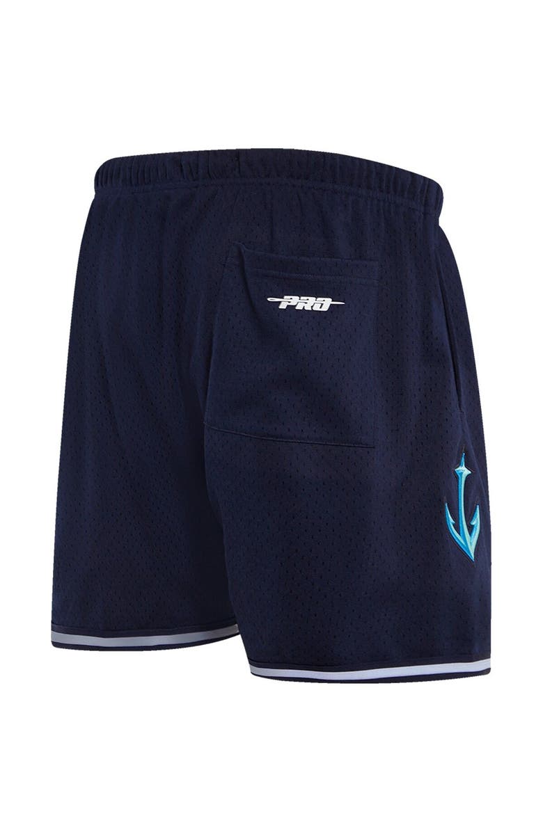PRO STANDARD Men's Pro Standard Navy Seattle Kraken Classic Mesh Shorts, Alternate, color, Navy