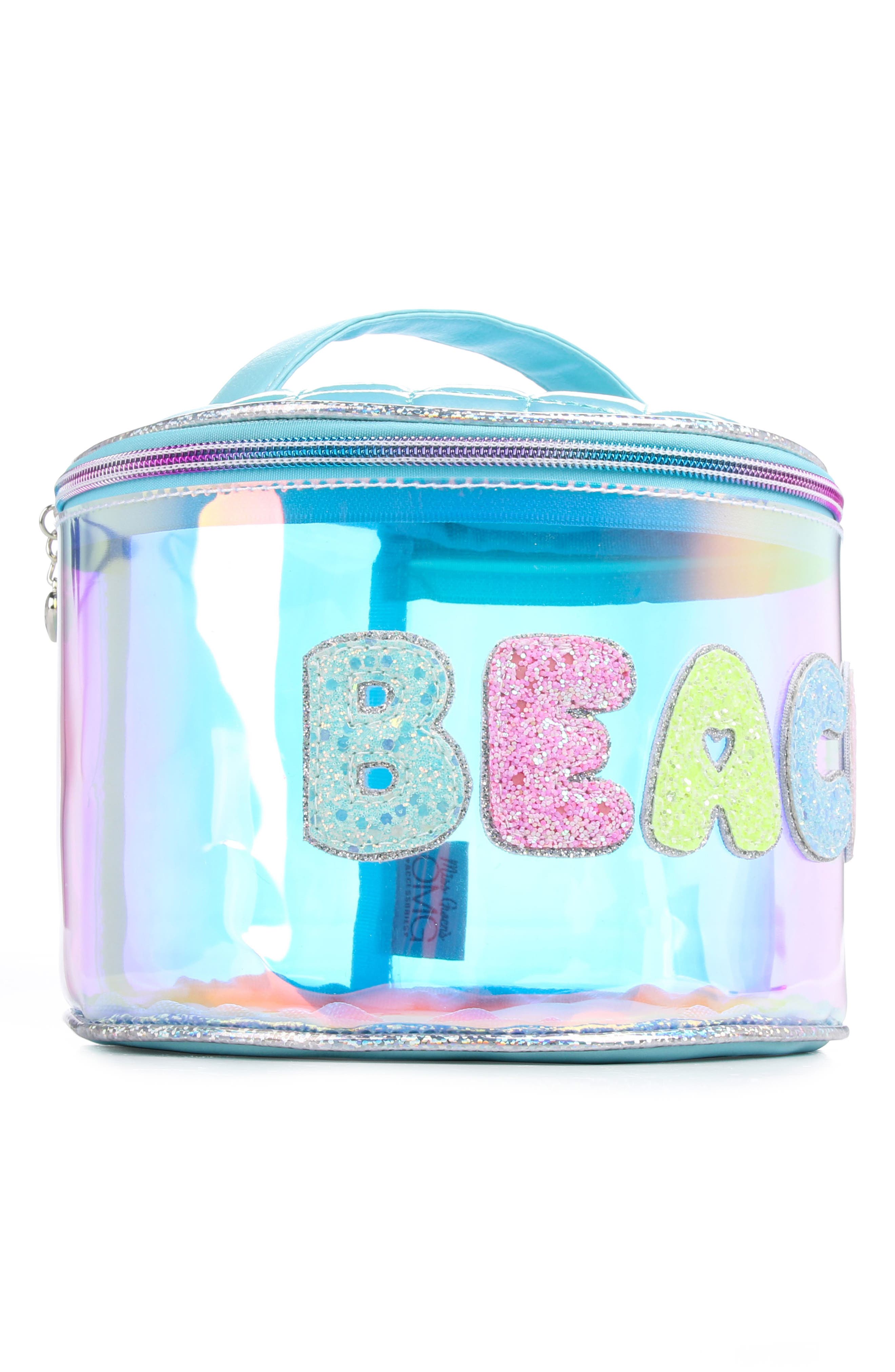 OMG Accessories Kids' Beach Train Case, Alternate, color, 