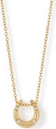 Astley Clarke Gold Biography Horseshoe Necklace