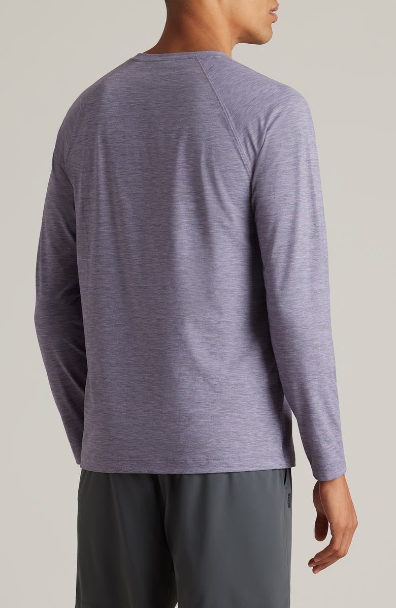 Rhone Reign Long Sleeve T-Shirt, Alternate, color, Astral Purple Space Dye