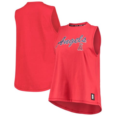 Women's DKNY Sport Red Los Angeles Angels Marcie Tank Top
