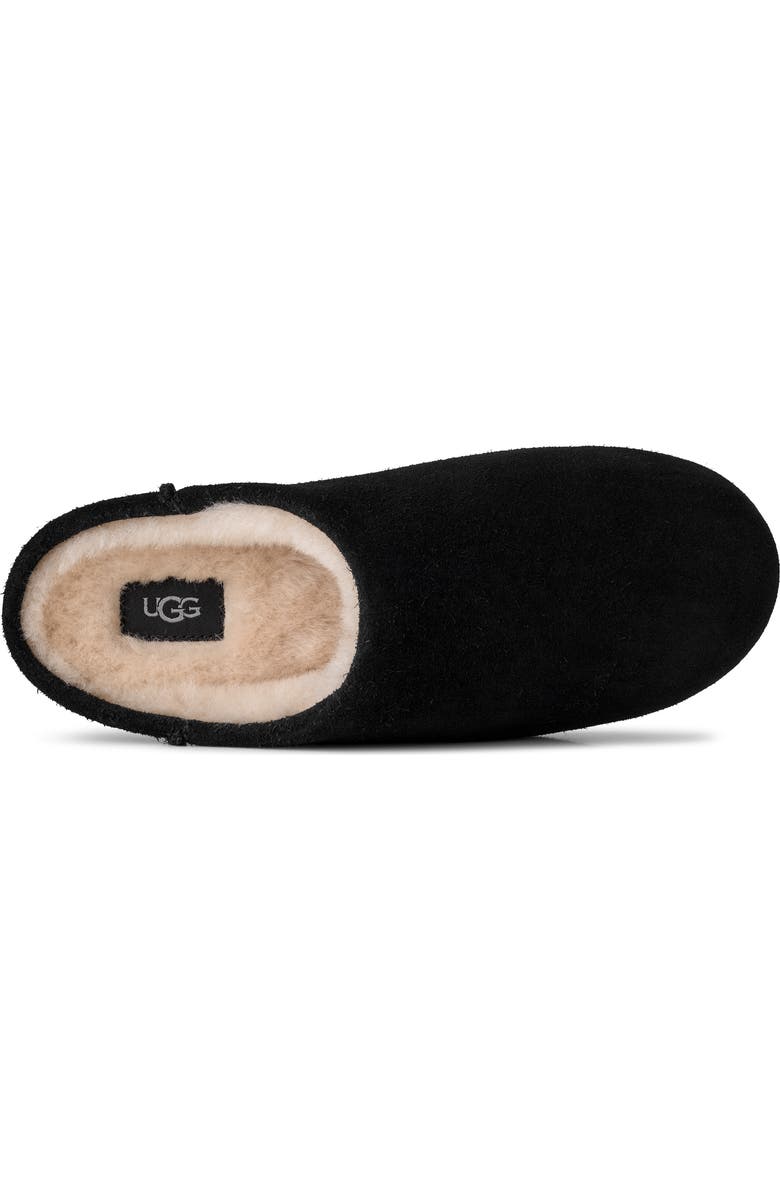 UGG<sup>®</sup> Elea Waterproof Suede Slipper, Alternate, color, Black