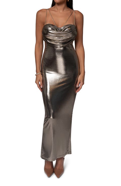 Visions of You Sleeveless Maxi Dress