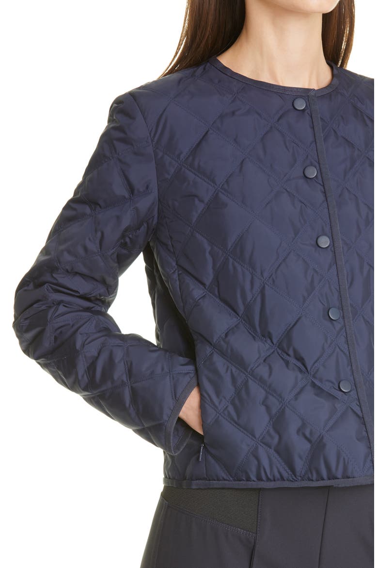 Kade Alpine Quilted Down Jacket, Alternate, color, MARINE BLUE