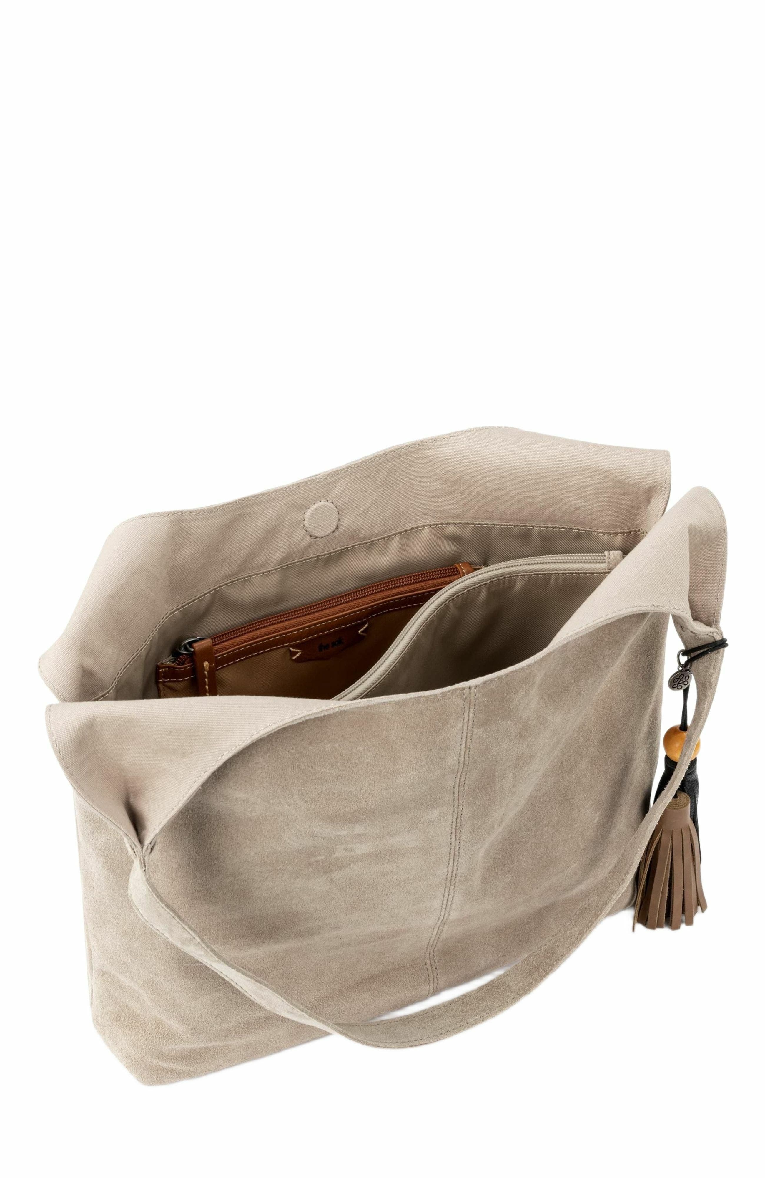 The Sak Huntley Hobo Bag, Alternate, color, Sand Suede