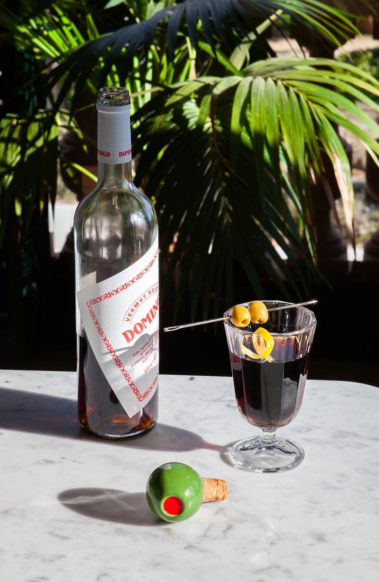 doiy Olivia Ceramic & Cork Bottle Stopper, Alternate, color,