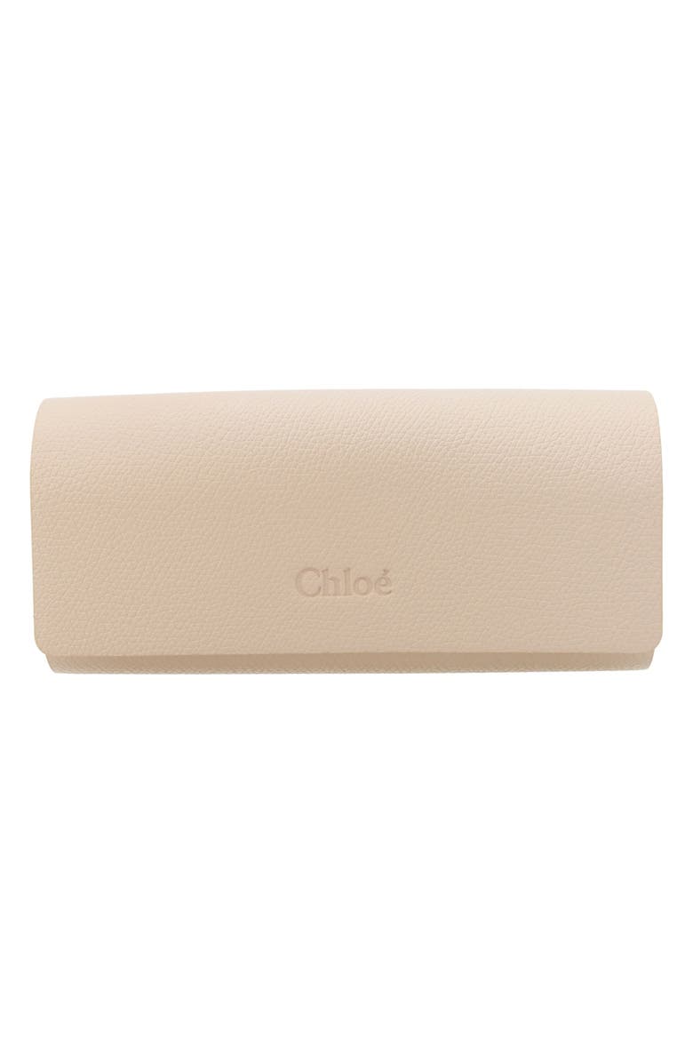 Chloé 57mm Round Metal Frame Sunglasses, Alternate, color, Gold Gold Grey