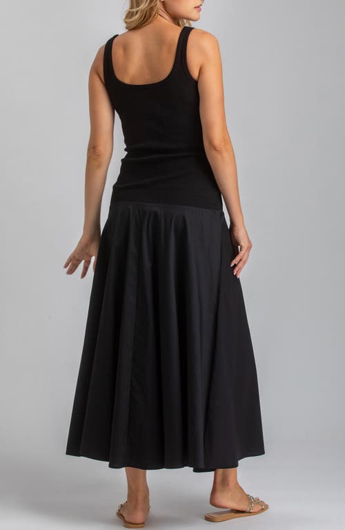 Pietro Brunelli Maternity Sleeveless Drop Waist Maternity Dress