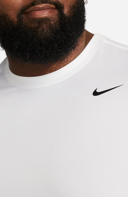 Nike Dri-fit Short-sleeve T-shirt In White
