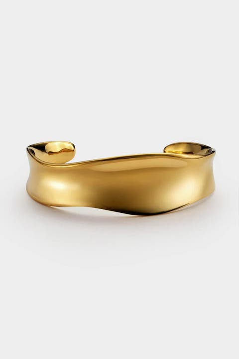 Molten Luxe Waterproof Gold Bangle