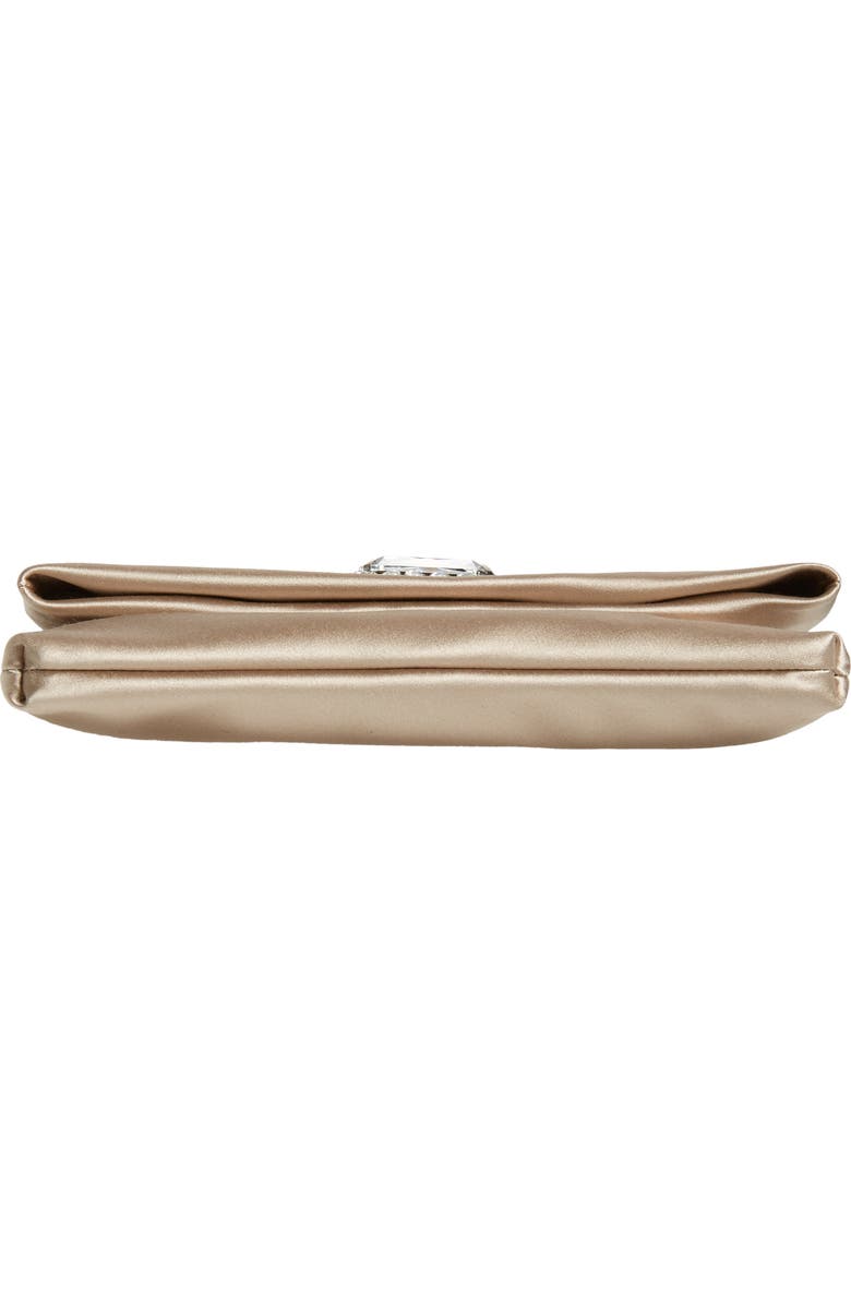 Jimmy Choo Titania Satin Clutch, Alternate, color,
