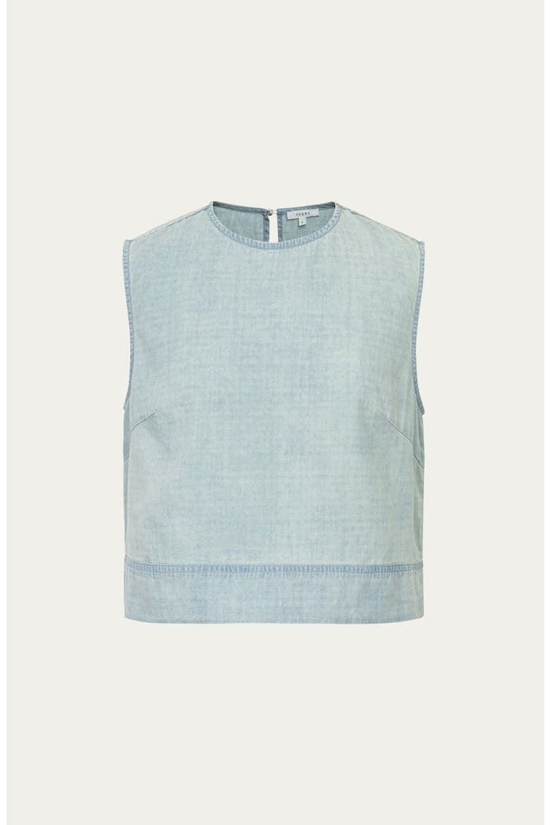 Amaia Shell Top, Alternate, color, Chambray Blue