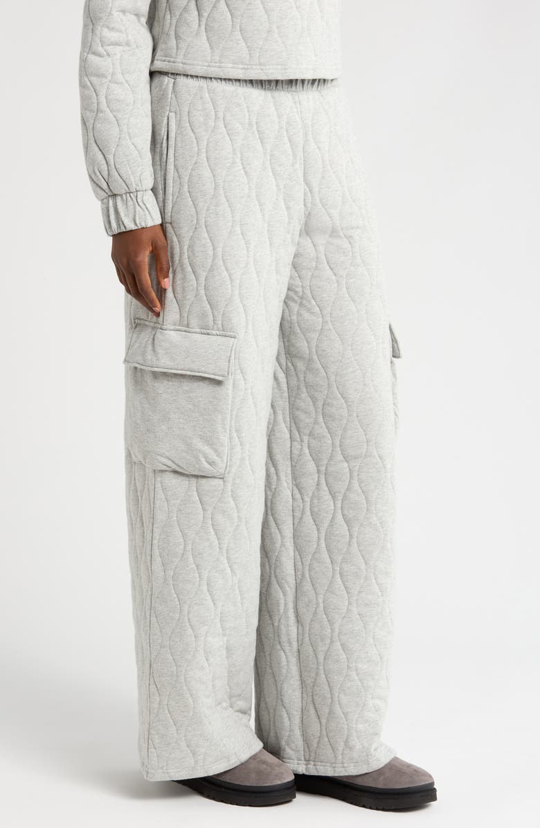 UGG<sup>®</sup> Dejah Quilted Cargo Lounge Pants, Alternate, color,