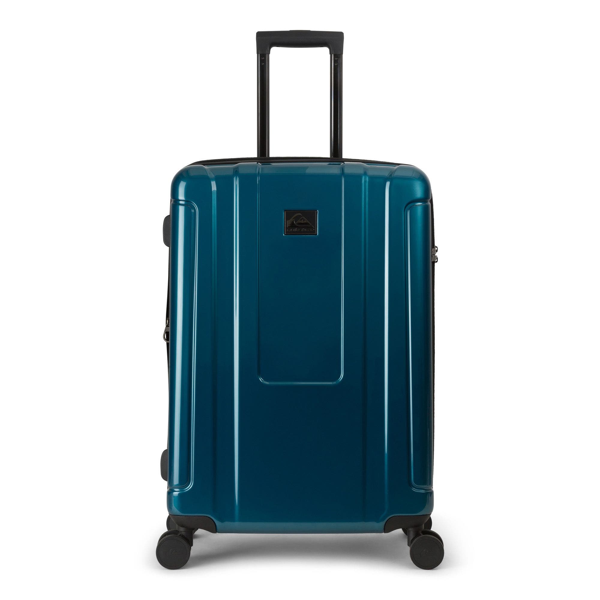 Quiksilver Malibu Suitcases PC Hardside Expandable Luggage with Spinner Wheels, 3-Piece Set, Alternate, color, Whale Blue