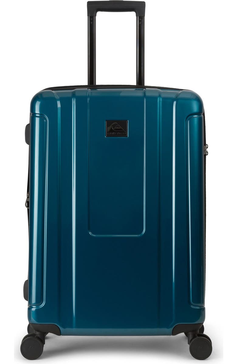 Quiksilver Malibu Suitcases PC Hardside Expandable Luggage with Spinner Wheels, 3-Piece Set, Alternate, color, Whale Blue